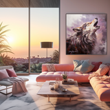 "Howl" ROLLED CANVAS Print