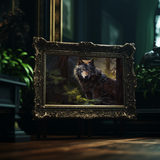 "Lone Wolf" ROLLED CANVAS Print