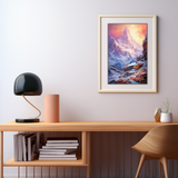 "Peak 01" ROLLED CANVAS Print