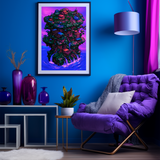 "The Sky Is Bleeding Purple" ROLLED CANVAS Print
