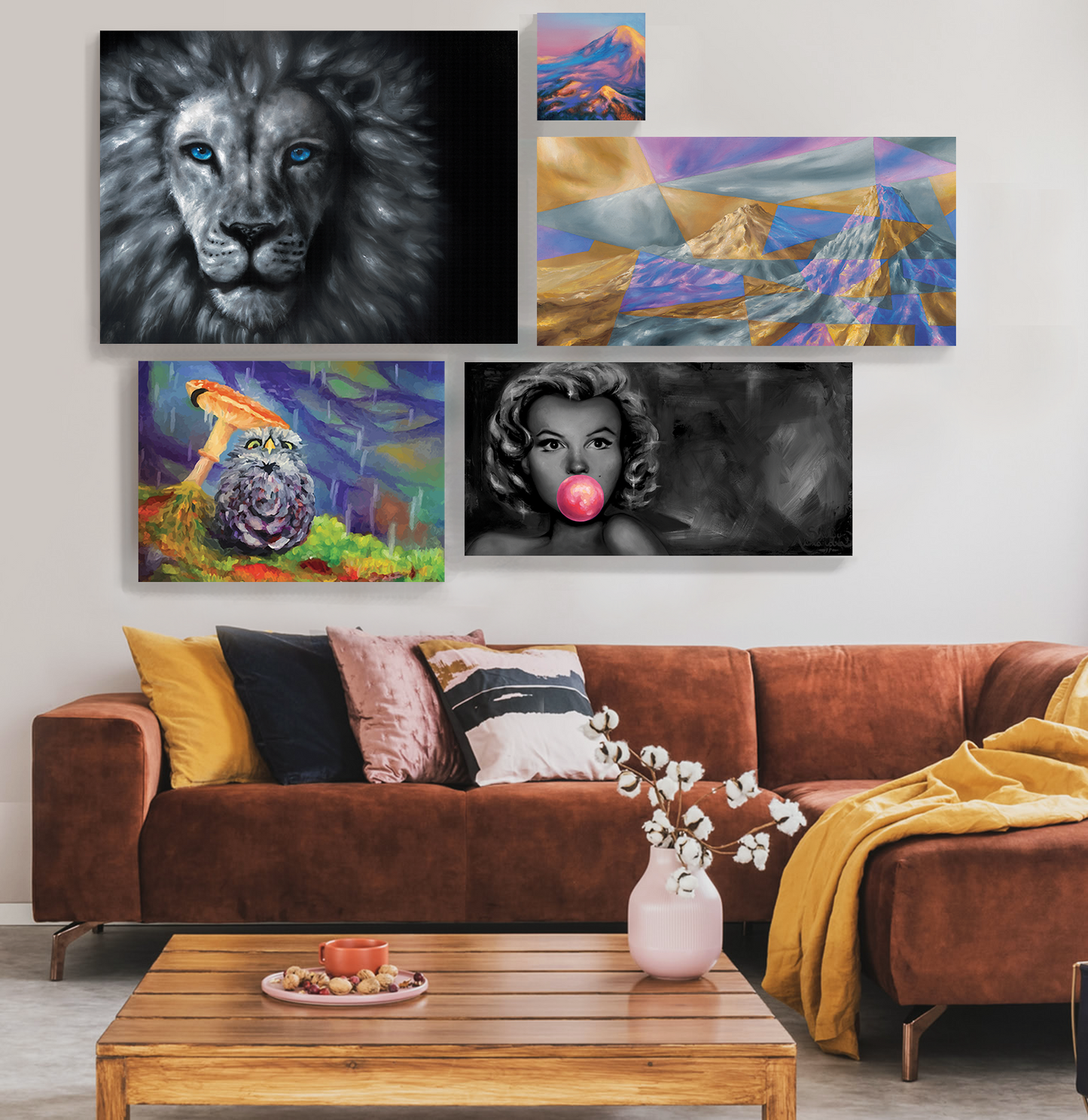 "Leo" METAL ART Print