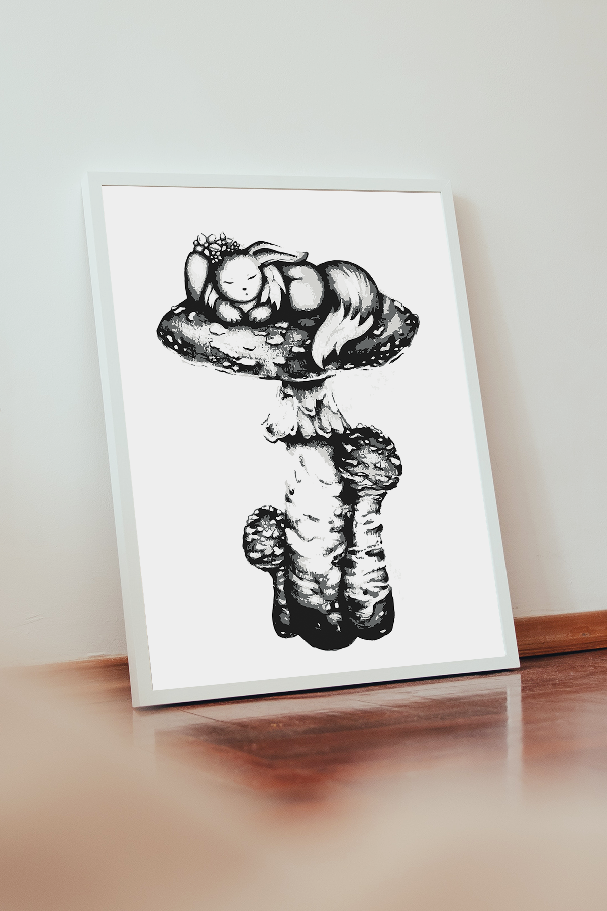 "Eevee/Amonita" FINE ART Print