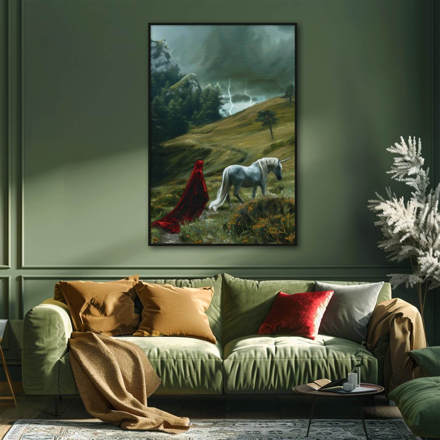 "A Distant Land" METAL ART Print