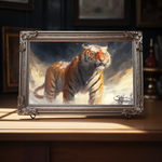 "Ancient Tiger" METAL ART Print
