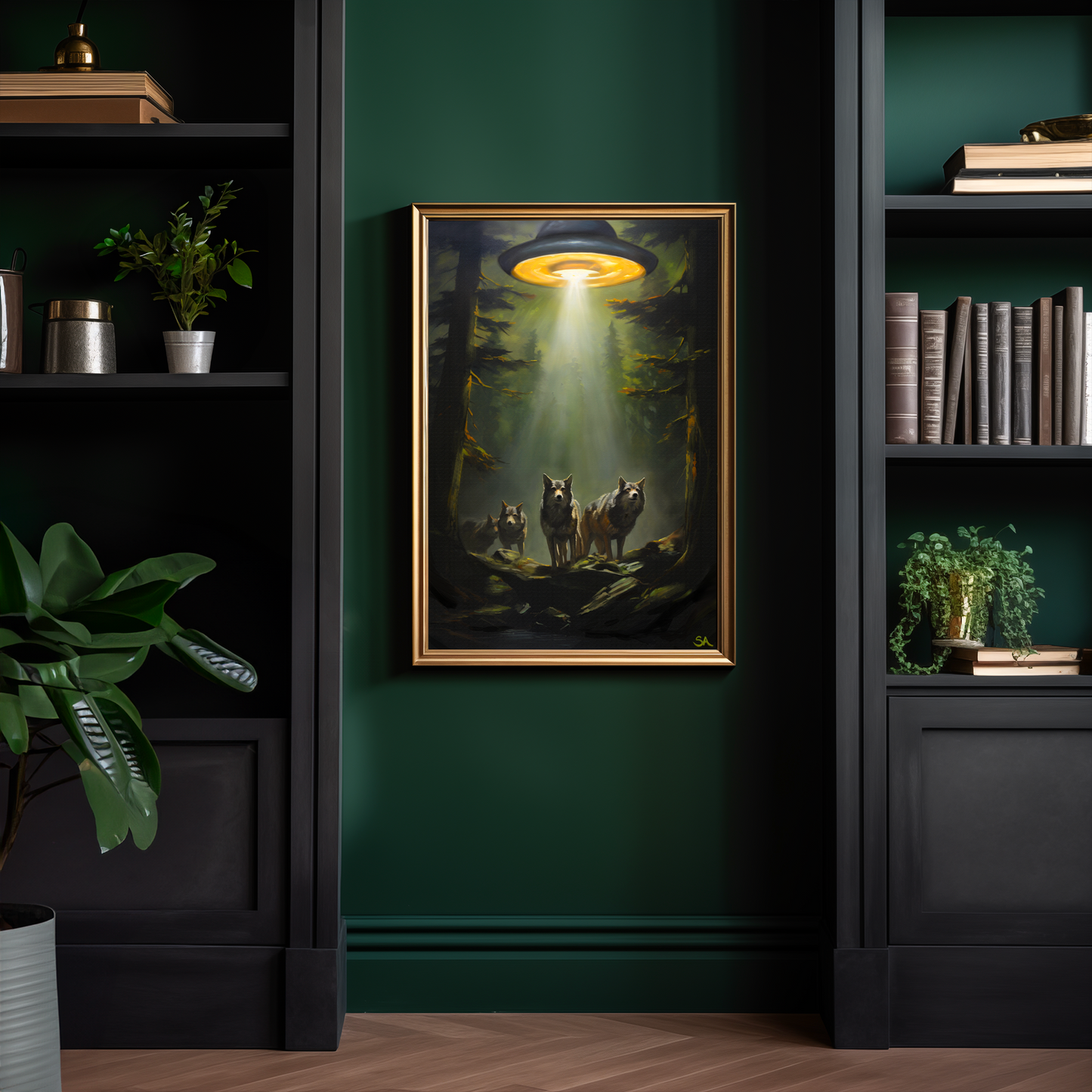 "Arrival" ROLLED CANVAS Print