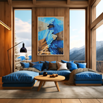 "Blue Mountain" METAL ART Print
