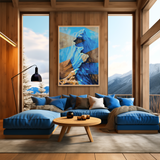 "Blue Mountain" ROLLED CANVAS Print