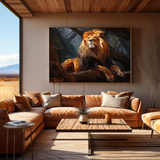 "King of the Jungle" METAL ART Print
