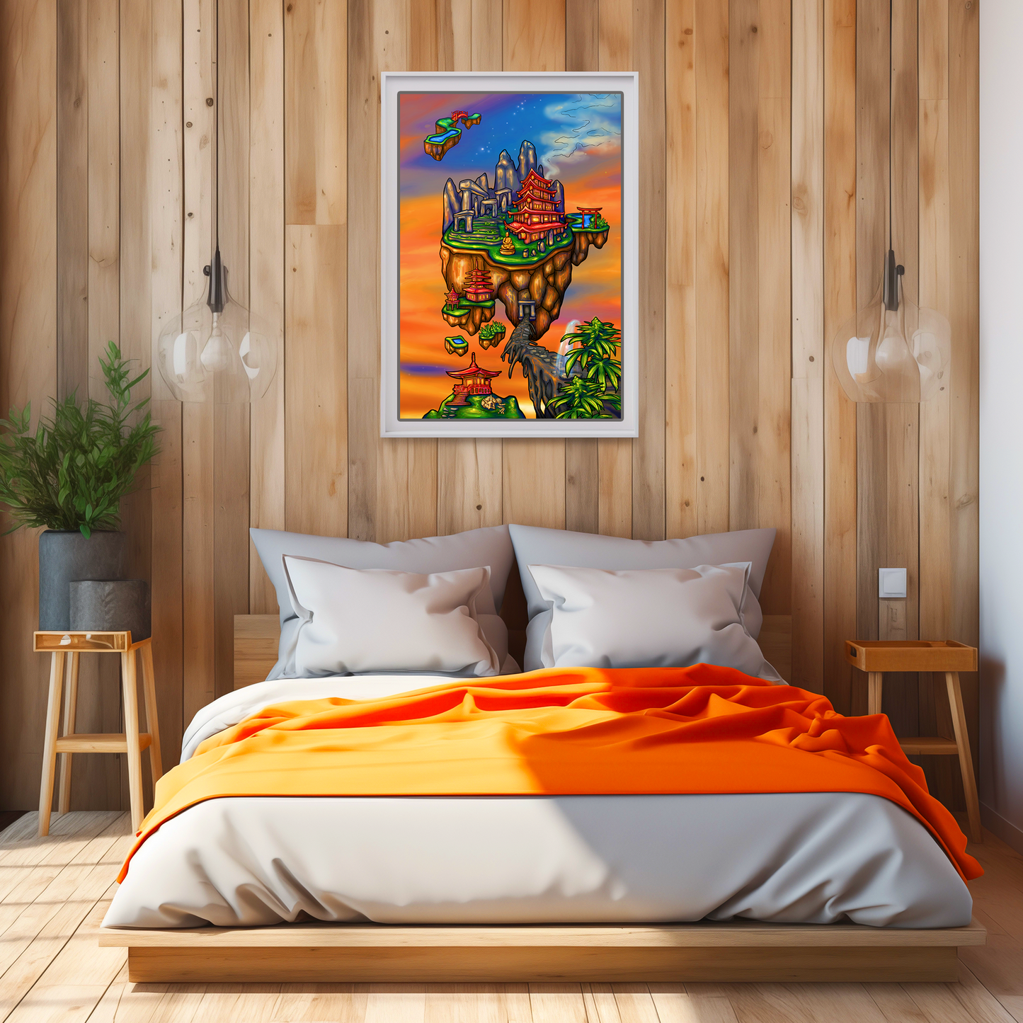 "Kush Island" METAL ART Print