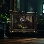 "Lone Wolf" METAL ART Print