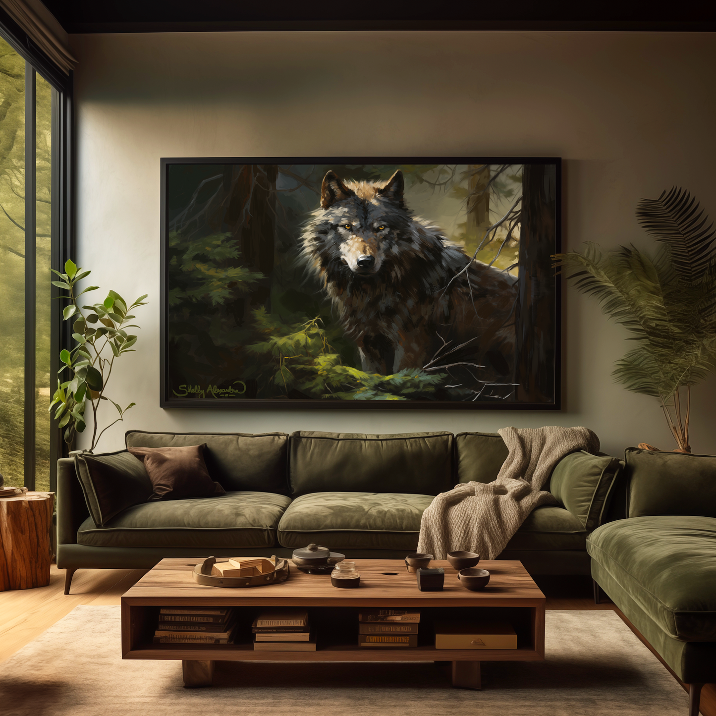 "Lone Wolf" METAL ART Print