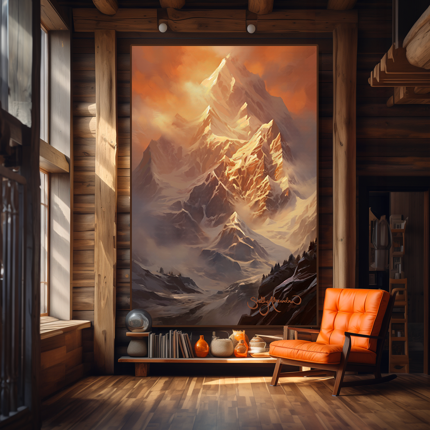 "Glowing Peak" FINE ART Print