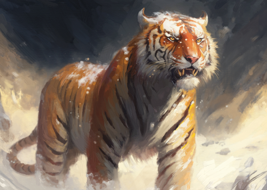 "Ancient Tiger" FINE ART Print