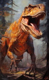 "T-Rex" METAL ART Print