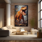 "T-Rex" ROLLED CANVAS Print