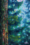 "The Painted Pine" ROLLED CANVAS Print