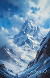 "Peak 03" ROLLED CANVAS Print