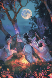 "The Ritual" ROLLED CANVAS Print