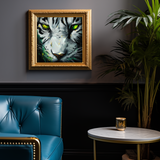 "White Tiger" METAL ART Print