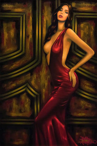 Woman In Red 02