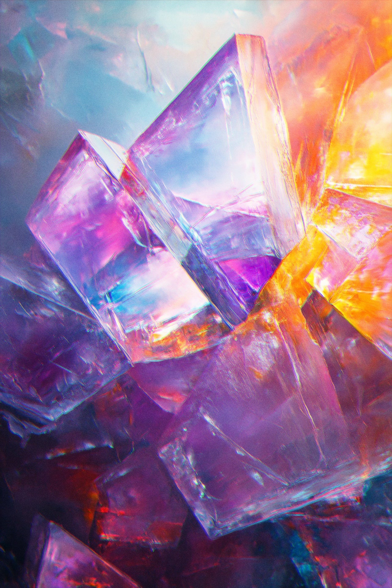 "Crystalline Dreams" METAL ART Print