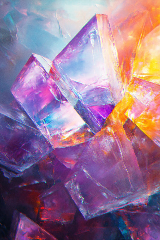 "Crystalline Dreams" ROLLED CANVAS Print