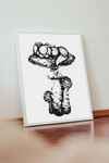 "Eevee/Amonita" METAL ART Print