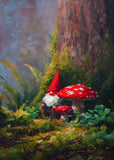 “Gnome Sweet Gnome" ROLLED CANVAS Print