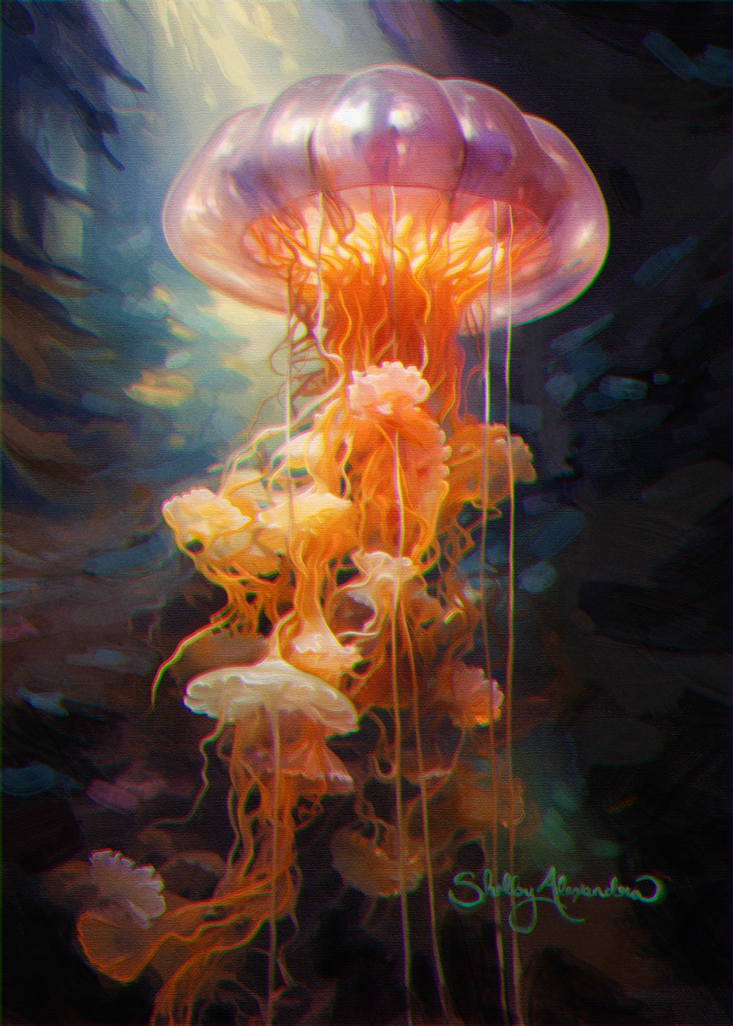 "Jelly" METAL ART Print