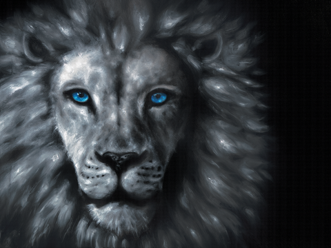 "Leo" METAL ART Print