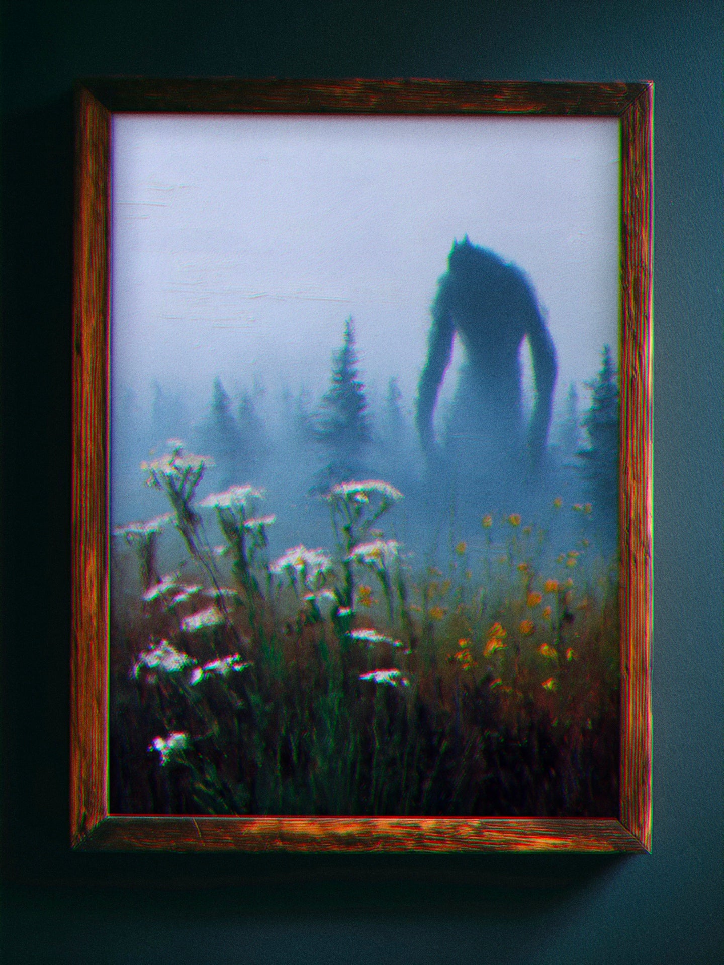 “Something Strange Is in the Tree Line" FINE ART Print