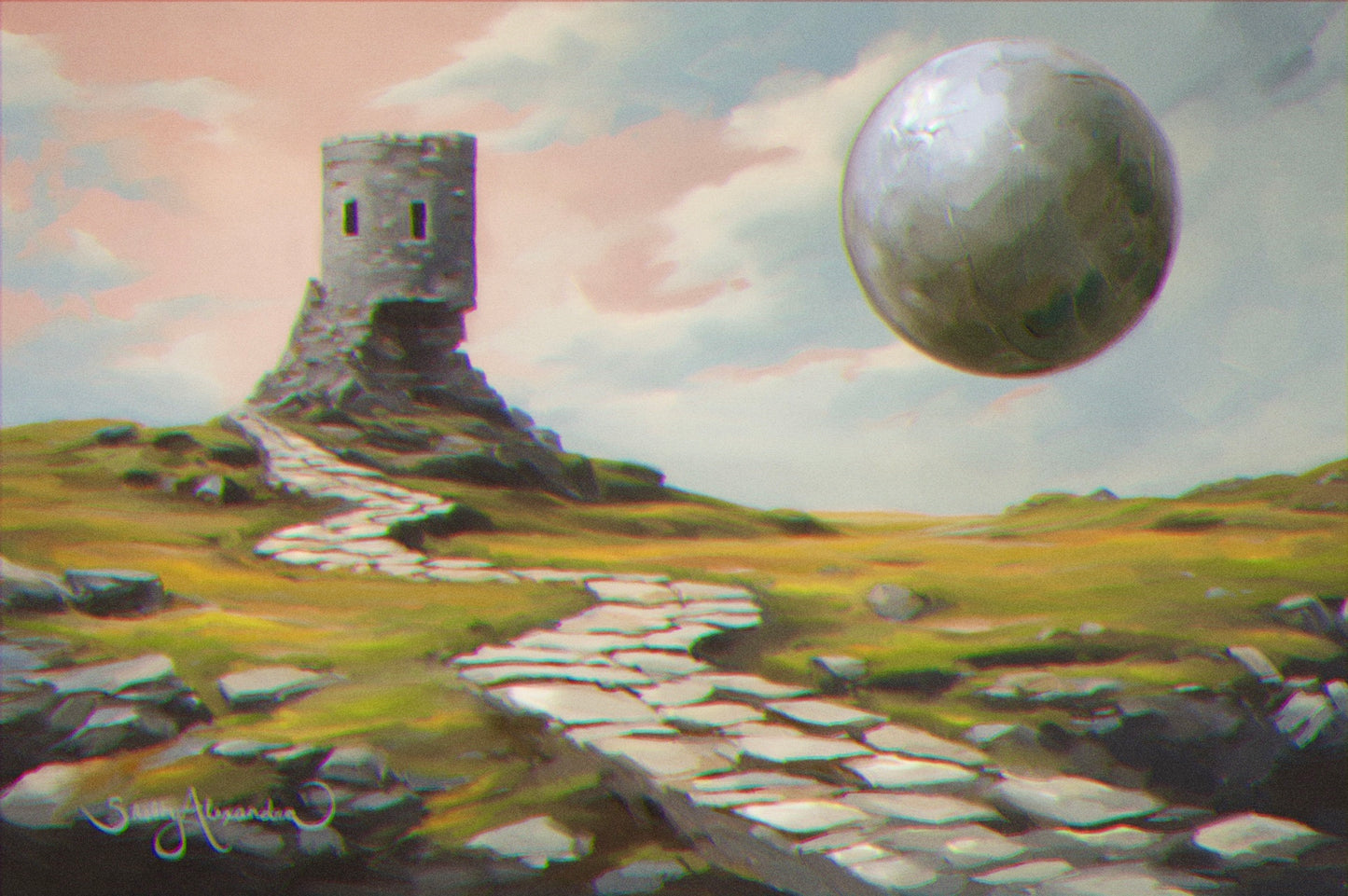 "The Sphere" ROLLED CANVAS Print