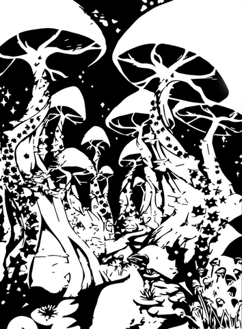"Mushroom Forest" STANDARD Print